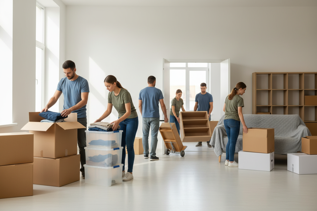 Entrümpelung without any logo in their t shirt