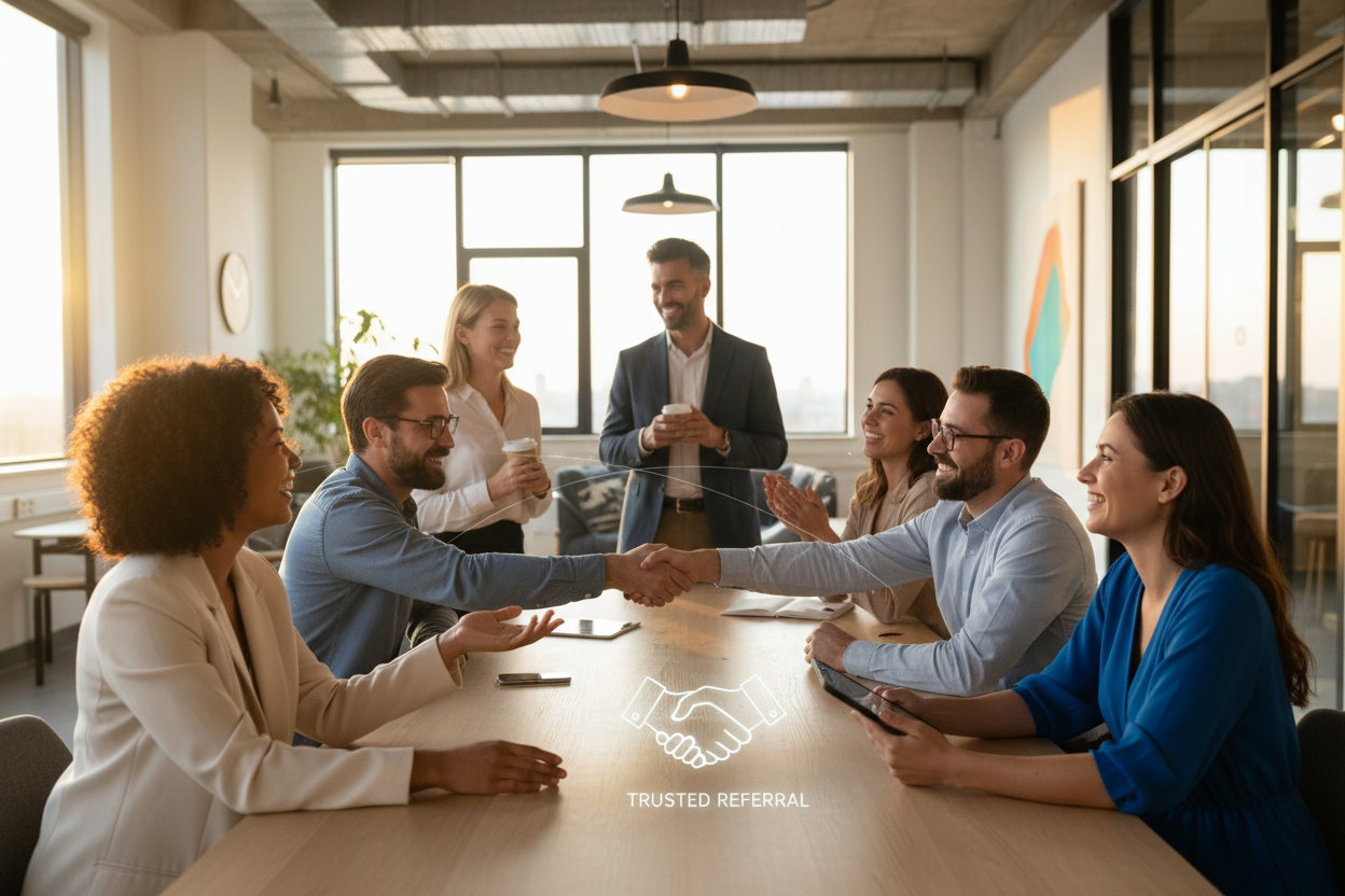 Wenn jemand dich empfiehlt